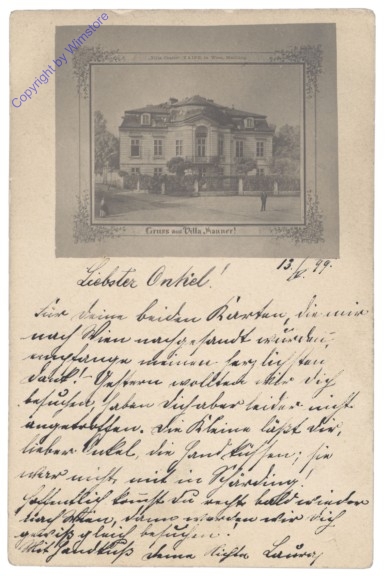 ak138957 Wien 12, Gruss aus Villa Manner