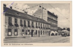 Wien 12, Eichenstrasse mit Arbeiterheim