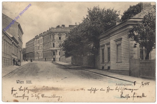 ak139035 Wien 13, Ameisgasse