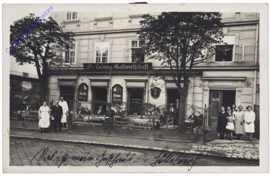 ak139048 Wien 13, Franz Ludwig Gastwirtschaft