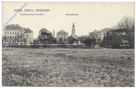 Wien 13, Speising, Taubstummen-Institut, Waisenhaus