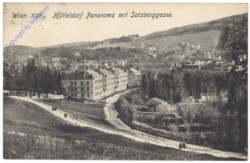 Wien 13, Hütteldorf Panorama mit Satzberggasse