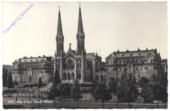 ak139111 Wien 13, Heim der Stadt Wien