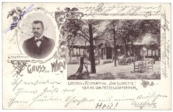 Wien 13, Gasthaus u. Restauration "Zur Gloriette"