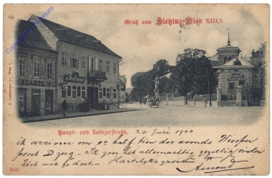 ak139176 Wien 13, Haupt- und Lainzerstrasse