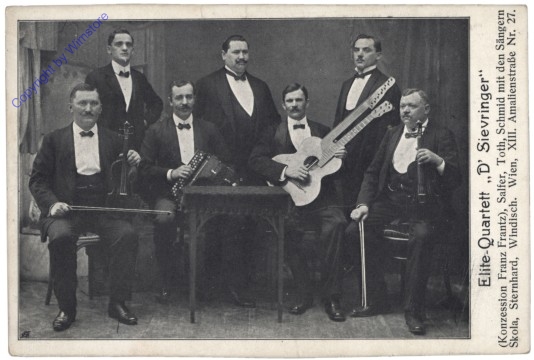 ak139181 Wien 13, Elite-Quartett "D'Sievringer"