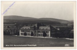 Wien 13, Nervenheilanstalt Rosenhügel