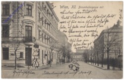 Wien 11, Braunhubergasse mit Volksschule