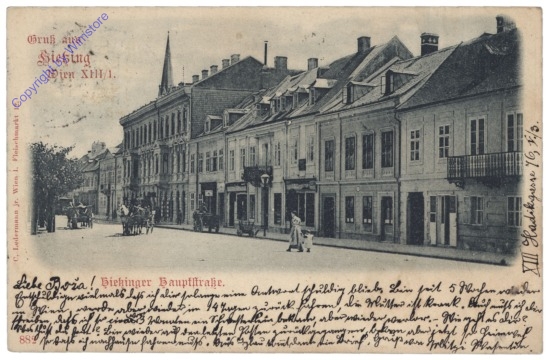 ak139275 Wien 13, Hitzinger Hauptstrasse