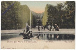 Wien 13, Schönbrunn, Römische Ruine-Alle im k.k. Schlossgarten