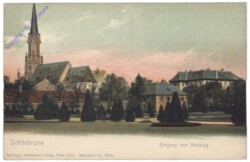 Wien 13, Schönbrunn, Eingang von Hietzing