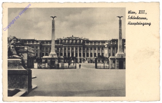 ak139327 Wien 13, Schönbrunn, Haupteingang