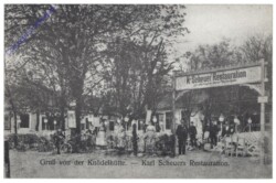 Wien 14, Gruss von der Knödelhütte, Karl Scheuers Restauration