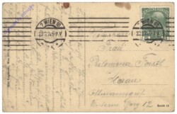 Wien 14, Gruss von der Knödelhütte, Anton Riedl's Restauration