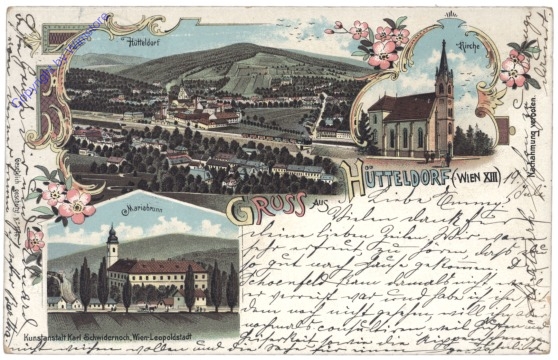 ak139439 Wien 13, Gruss aus Hütteldorf
