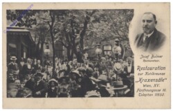 Wien 15, Josef Bulmer, Restauration zur Kohlkreunze "Kraxensäle"