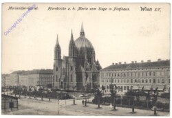 Wien 15, Mariahilfer-Gürtel, Pfarrkirche z.h. Maria vom Siege