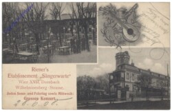 Wien 17, Riener's Etablissement "Sängerwarte"