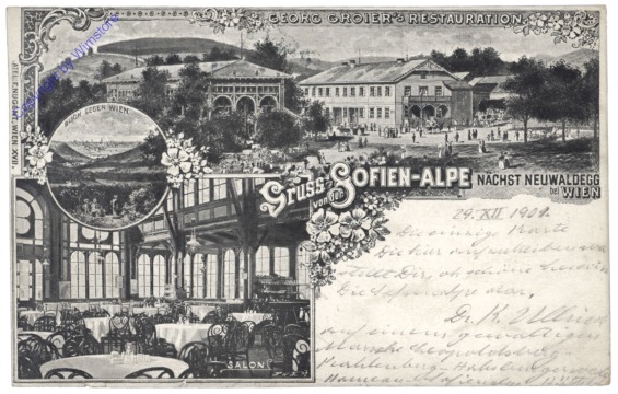 Wien 17, Gruss von der Sofien-Alpe