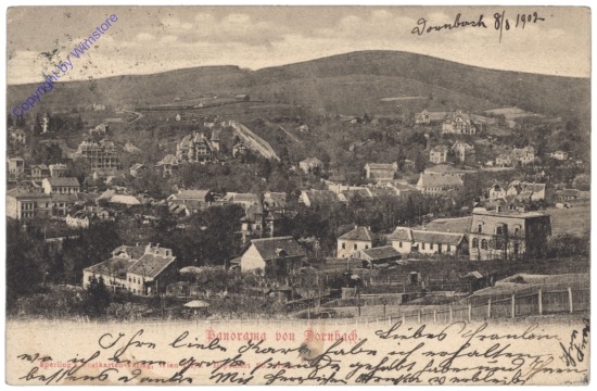 Wien 17, Panorama von Dornbach
