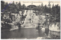 Wien 18, Wasserfall im Türkenschanzpark