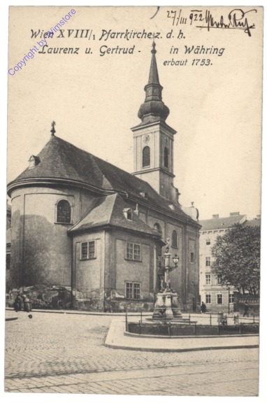 Wien 18, Pfarrkirche z.d.h. Laurenz u. Gertrud