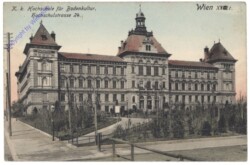 Wien 18, K.k. Hochschule für Bodenkultur, Hochschulstrasse
