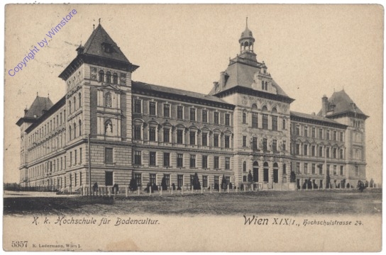 Wien 19, K.k. Hochschule für Bodencultur