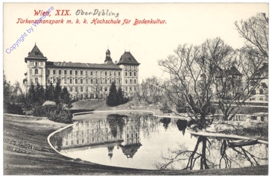 Wien 19, Türkenschanzpark m.k.k. Hochschule für Bodencultur