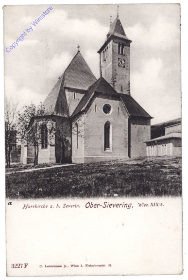 Wien 19, Pfarrkirche z.h. Severin, Ober-Sievering