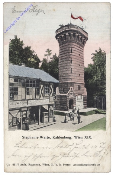 Wien 19, Stephanie-Warte, Kahlenberg
