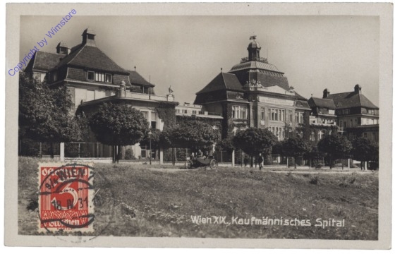 ak140078 Wien 19, Kaufmännisches Spital