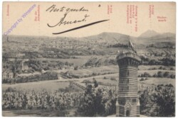 Wien 19, Kahlenberg-Hotel Aussicht