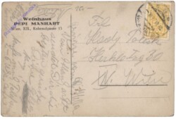 ak140149a Wien 19, Weinhaus Pepi Manhart