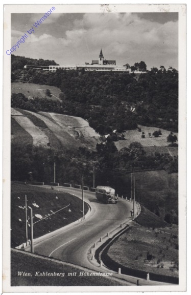 ak140247 Wien 19, Kahlenberg mit Höhenstrasse
