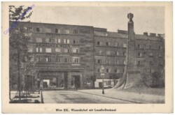 Wien 20, Winarskyhof mit Lassalle-Denkmal