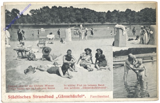 ak140362 Wien 22, Städt. Strandbad Gänsehäufel