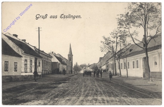 ak140370 Wien 22, Gruss aus Esslingen