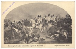 Wien 22, Erzherzog Karl in der Schlacht bei Aspern