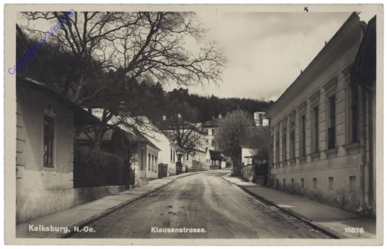 Wien 23, Kalksburg, Klausenstrasse