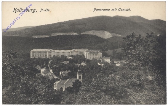Wien 23, Kalksburg, Panorama mit Convict