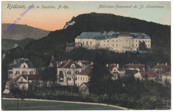 ak140432 Wien 23, Rodaun, Mädchen-Pensionat de St. Chrétienne