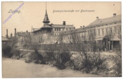 Wien 23, Liesing, Breitenfurterstrasse mit Bierbrauerei