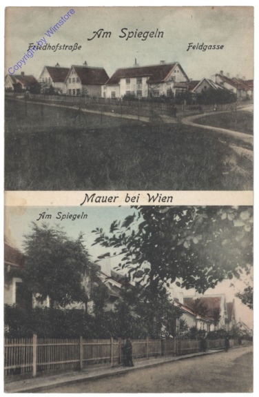 Wien 23, Mauer, Am Spiegeln, Friedhofstrasse, Feldgasse