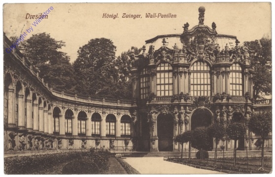 ak140517 Dresden, Königl. Zwinger, Wall-Pavillon