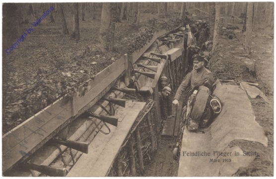 ak140537 Feindliche Flieger in Sicht, März 1915