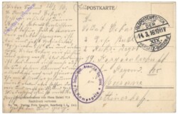 Feindliche Flieger in Sicht, März 1915