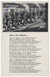 Wenn die Soldaten ...