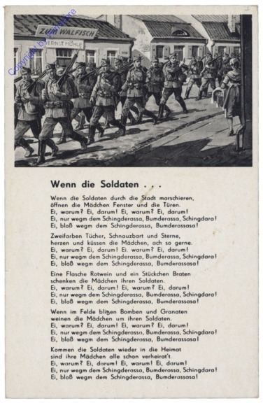 Wenn die Soldaten ...