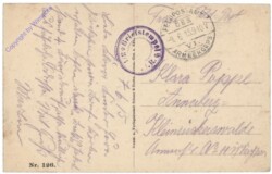 Abgedeckter Eingang zum Schützengraben